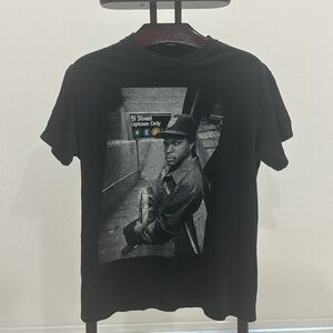 Ice Cube in New York Black Graphic Short Sleeved Tee.  Sz Medium